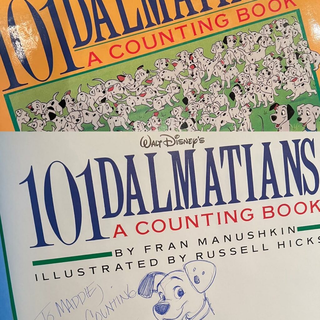 101 Dalmatians a counting book
