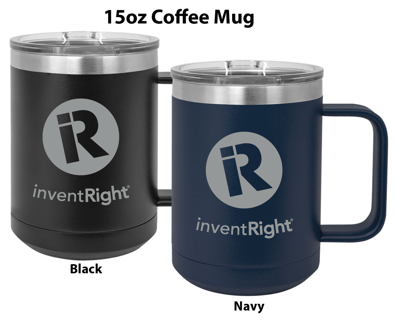 inventRight 15oz. Insulated Metal Coffee Mug 15ozmug