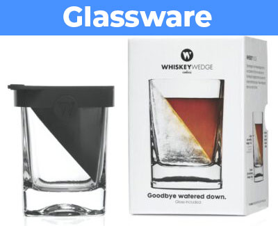 Home whiskey glassware