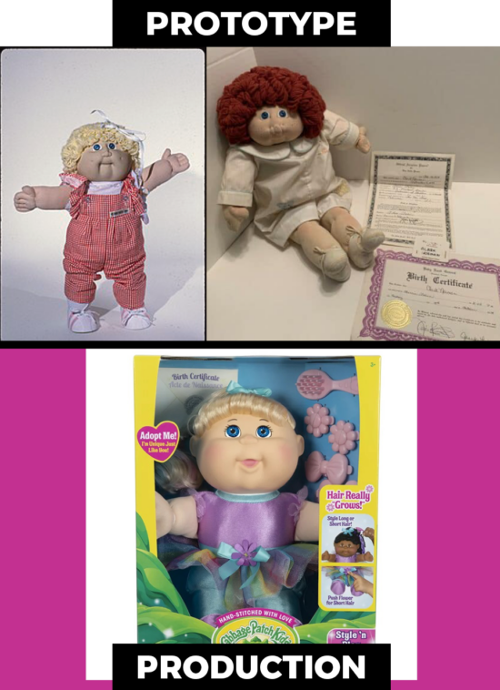 Products From Prototype to Production Cabbage Patch Kids ok 1
